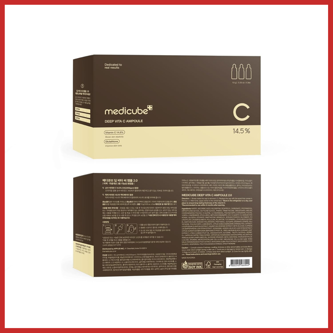 medicube Deep Vita C Ampoule 2.0 (10gx3 bottles)