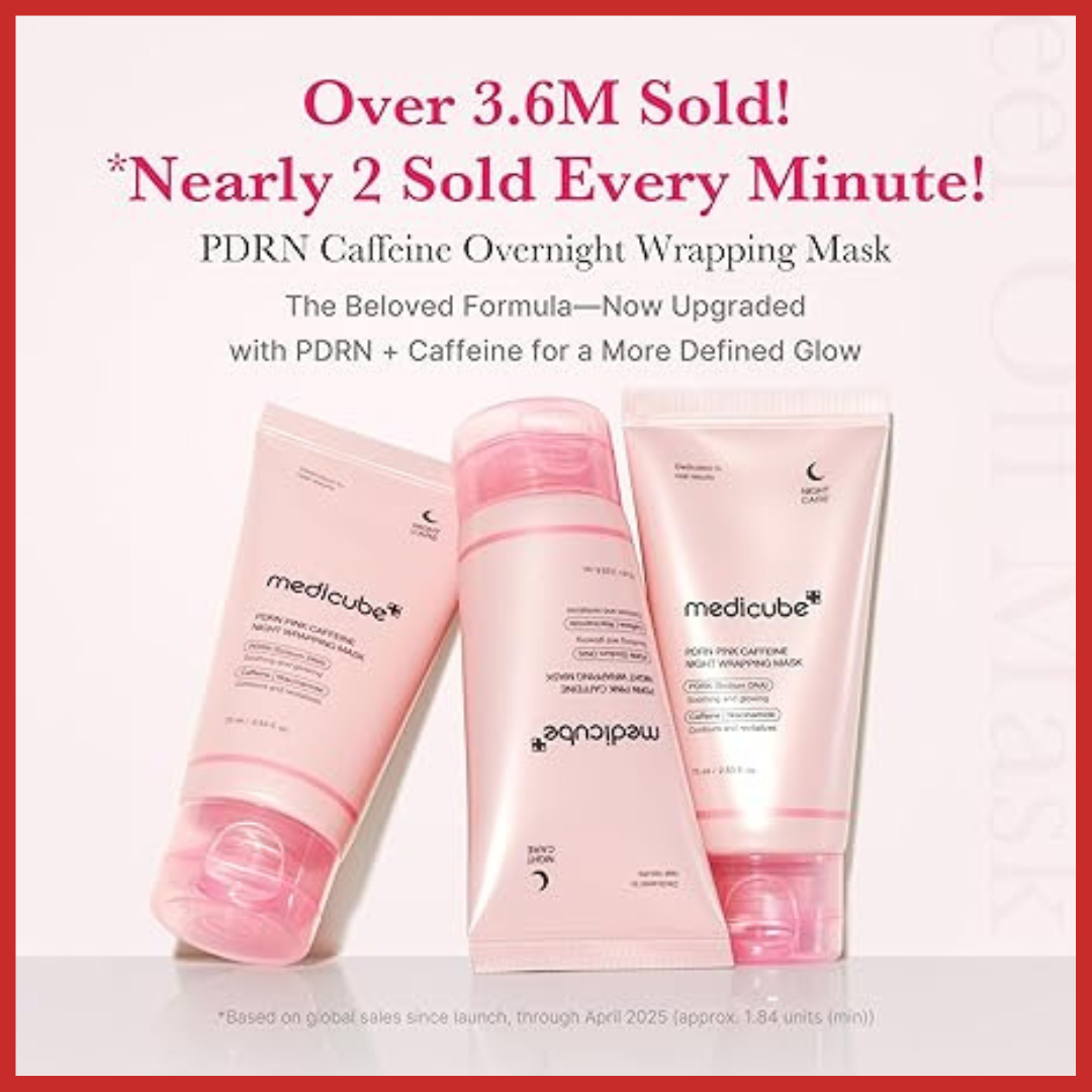 medicube PDRN Caffeine Overnight Wrapping Peel Off Facial Mask 75ml