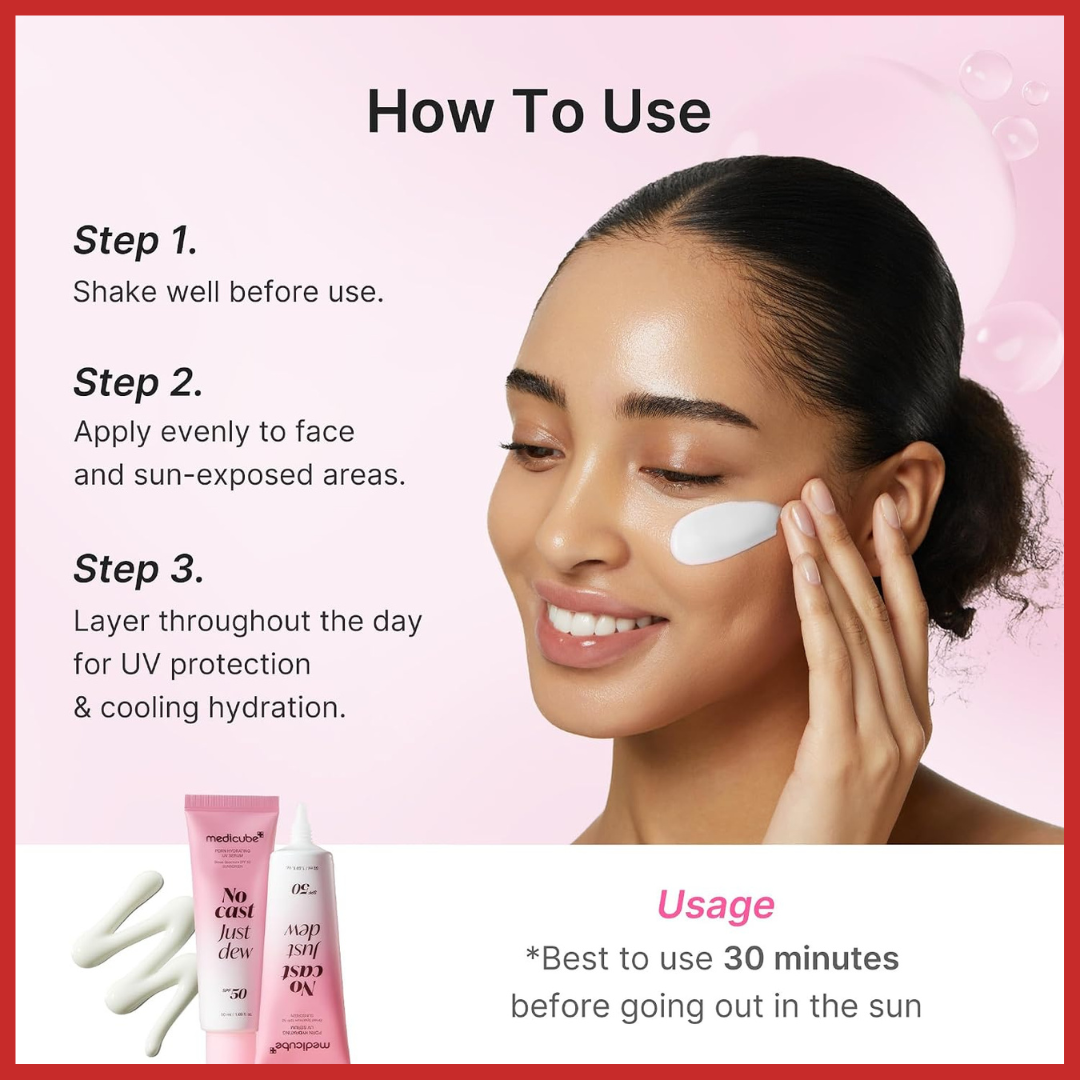 medicube PDRN Hydrating UV Sun Serum 50ml