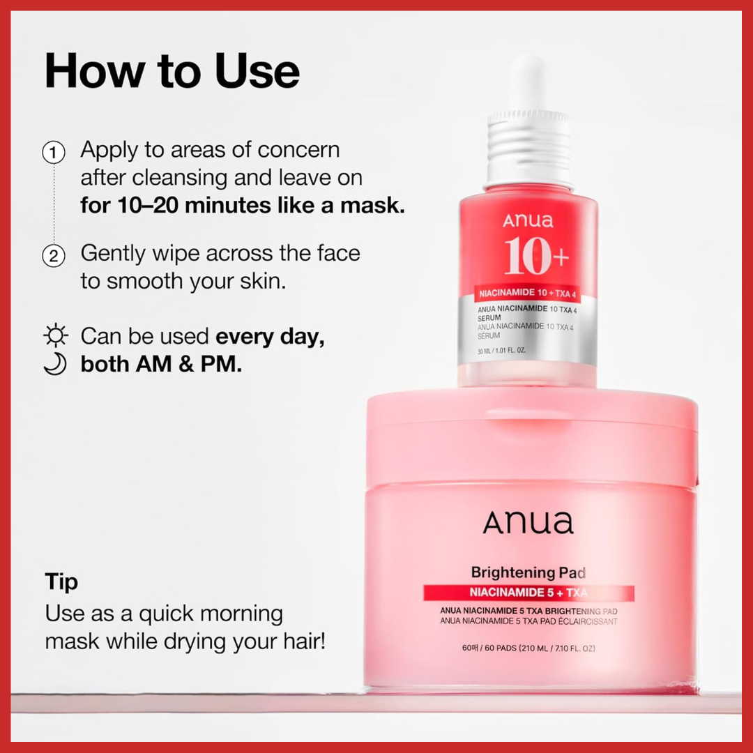 ANUA Niacinamide 5 TXA Brightening Pad 60 Pads