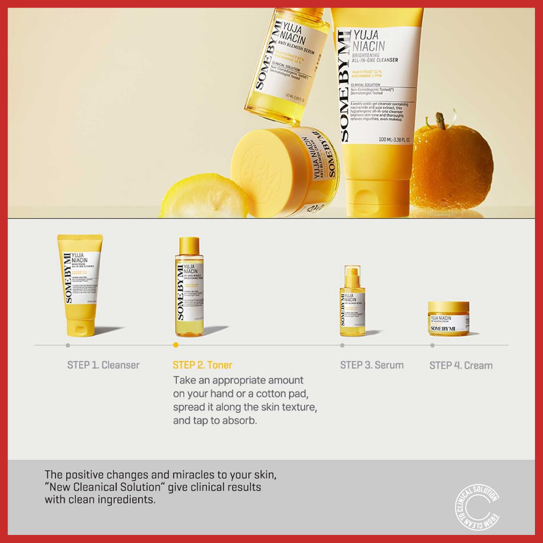SOME BY MI Yuja Niacin 30 Days Miracle Brightening Toner 150ml