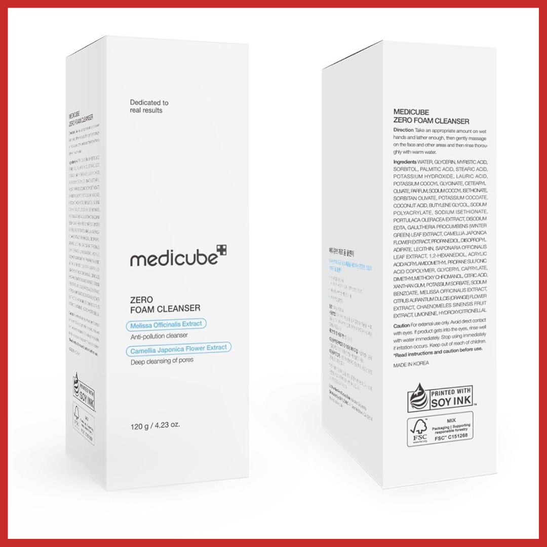 medicube Zero Foam Cleanser 120g