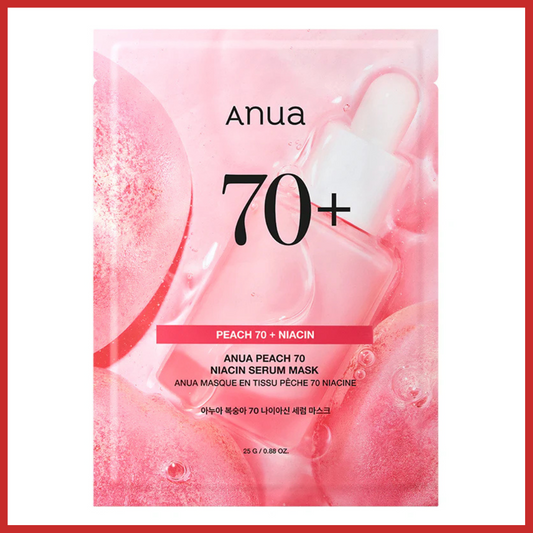 ANUA Peach 70 Niacin Serum Sheet Mask 25ml