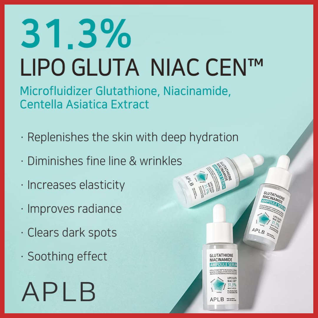 APLB Glutathione Niacinamide Ampoule Serum 40ml