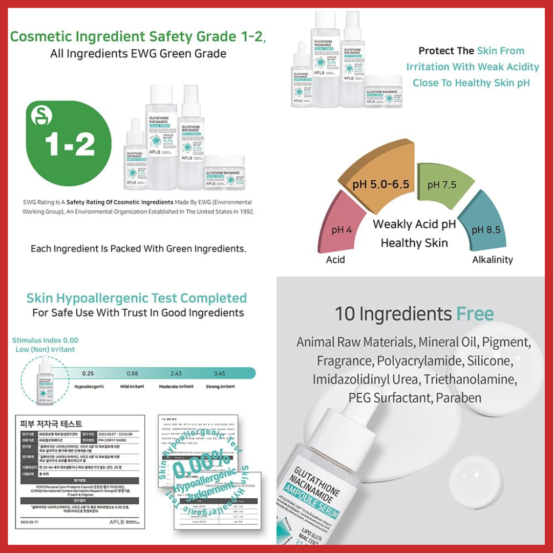 APLB Glutathione Niacinamide Ampoule Serum 40ml