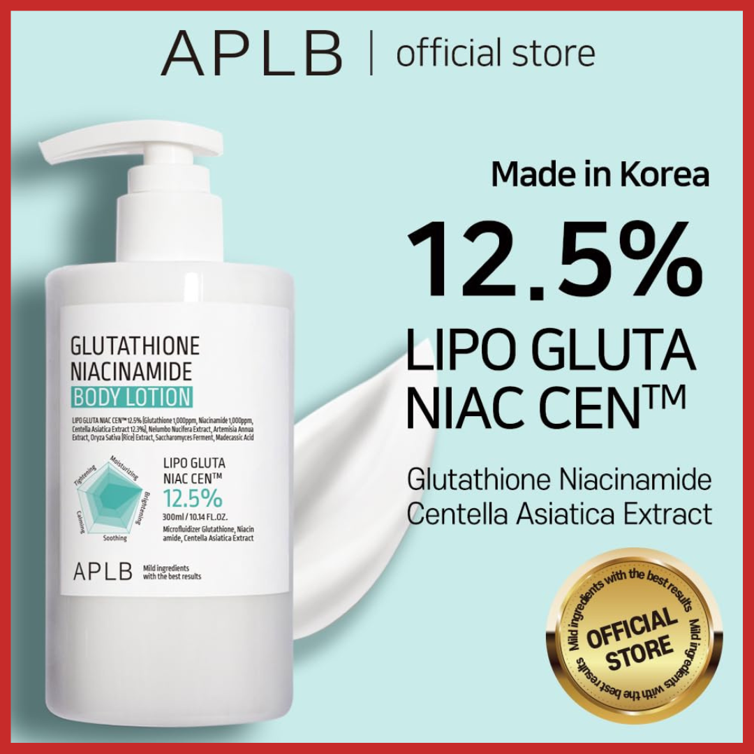 glutathione body lotion in sri lanka APLB Glutathione Niacinamide Body Lotion 300ml – Luxury Beauty