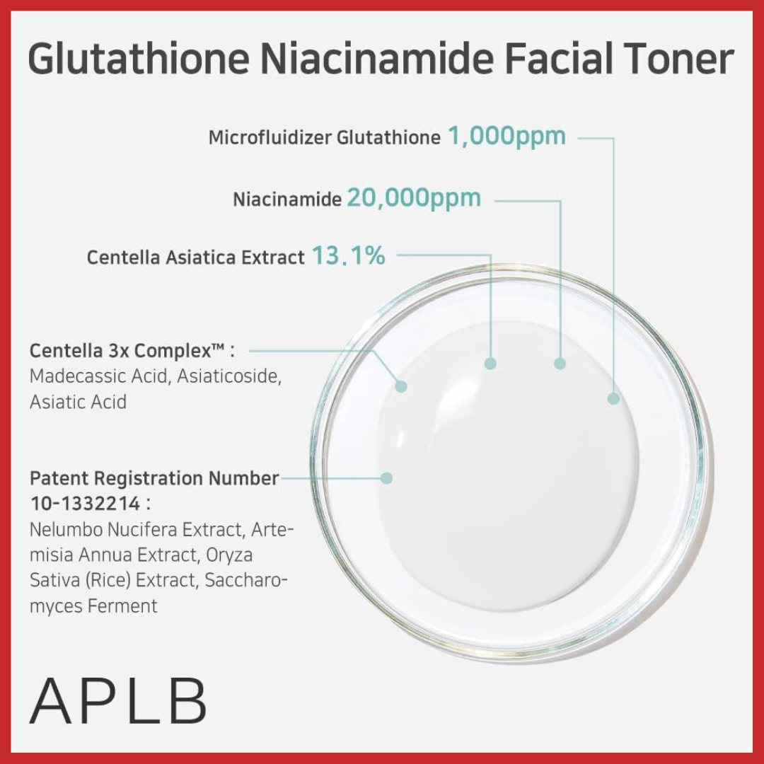 APLB Glutathione Niacinamide Facial Toner 160ml