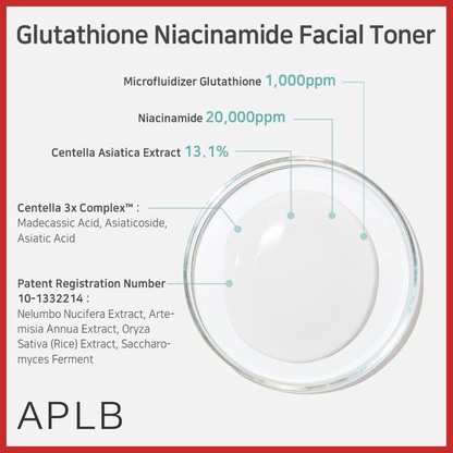 APLB Glutathione Niacinamide Facial Toner 160ml