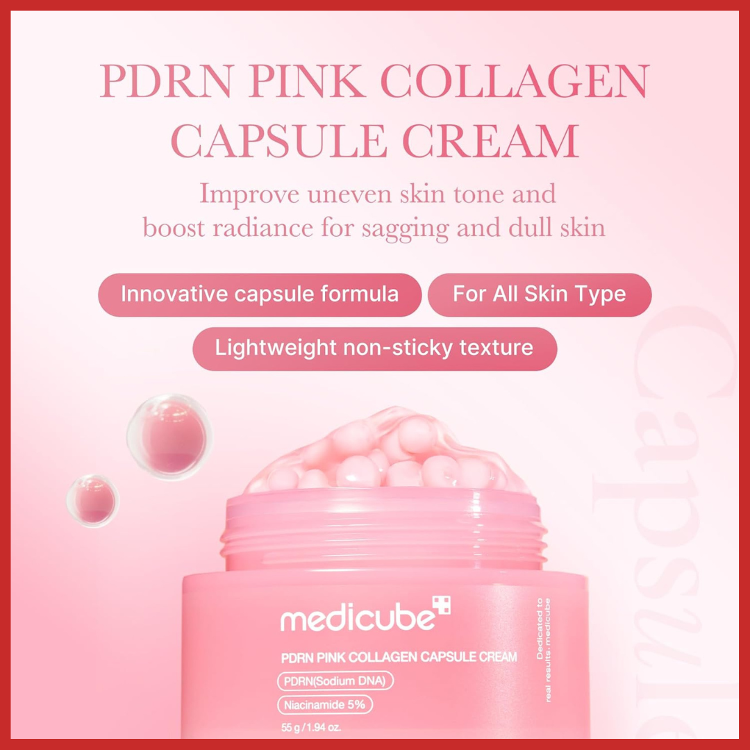 medicube PDRN Pink Collagen Capsule Cream 55g