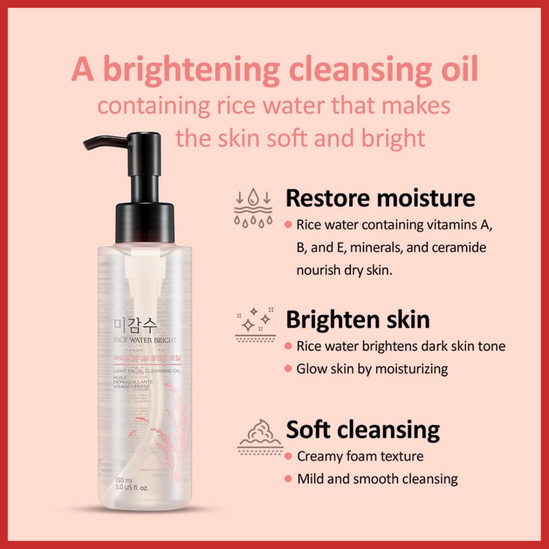 The Face Shop Rice Water Bright Light Cleansing Oil 150ml 0