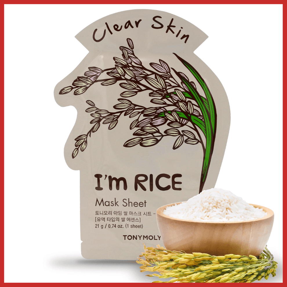 Tonymoly I`m REAL Rice Mask Sheet – Clear Skin – Luxury Beauty