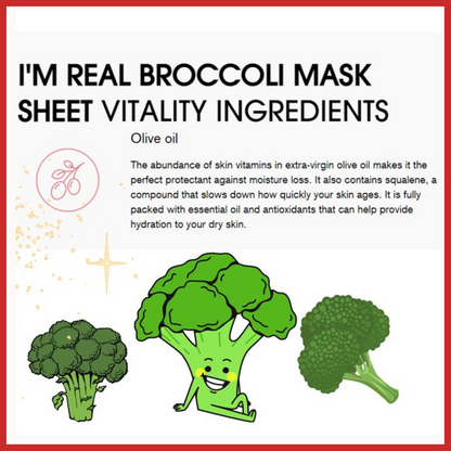 Tonymoly I`m REAL Broccoli Mask Sheet – Vitality