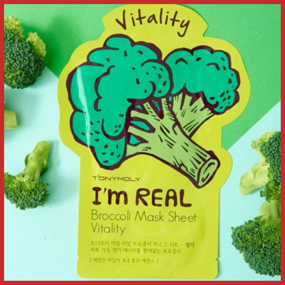 Tonymoly I`m REAL Broccoli Mask Sheet – Vitality