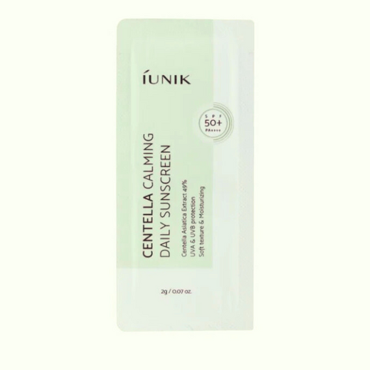 🎁 IUNIK Centella Calming Daily Sunscreen 2g (100% off)