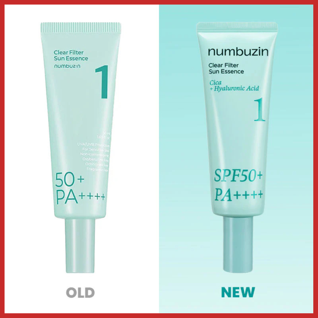 numbuzin No.1 Clear Filter Sun Essence 50ml SPF50+